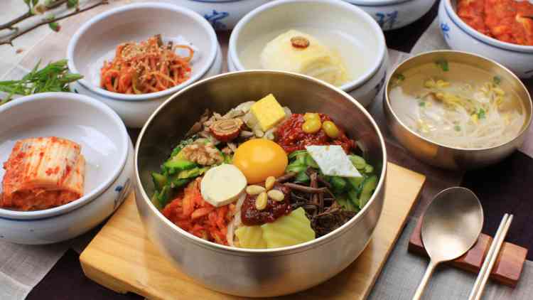 أفضل الأكلات الكورية